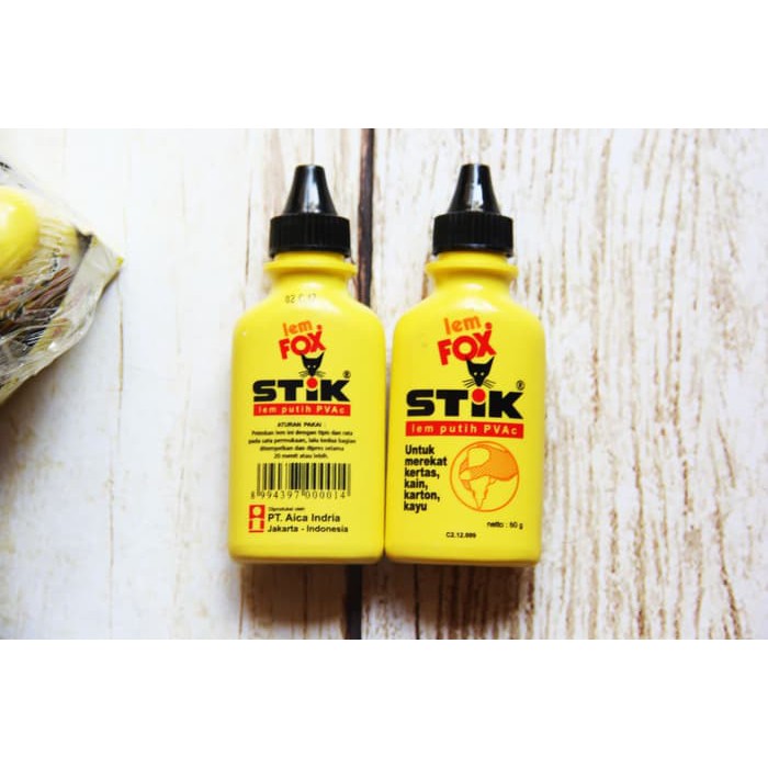 Lem Fox Stik 60 gr Lem Putih PVAC