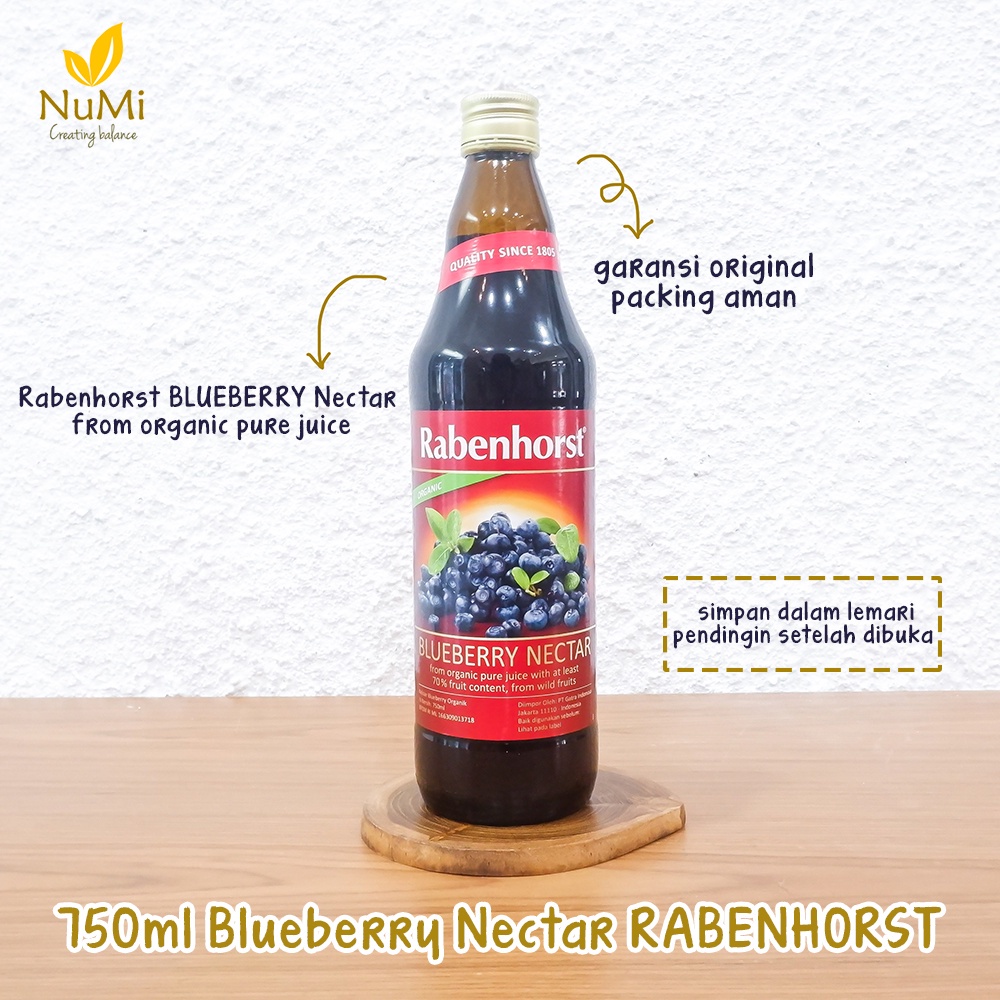 

750ML Nektar Blueberry Minuman Blueberry Nectar - RABENHORST