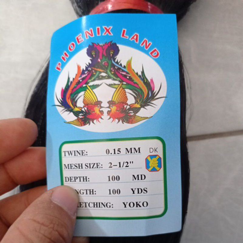 JARING BURUNG 2½ INCHI 0.12 100MD/100YDS