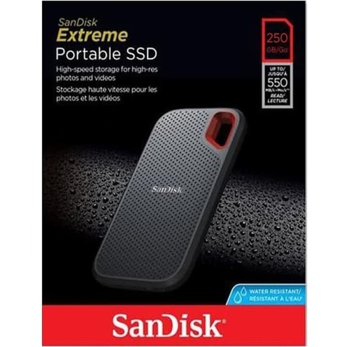 SANDISK - EXTREME PORTABLE SSD 250GB USB 3.1 Gen 2 Type-A/Type-C