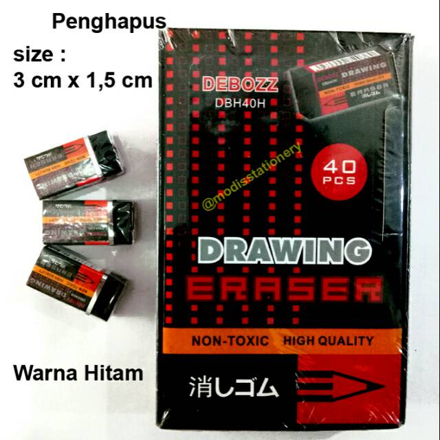 

Penghapus debozz hitam drawing eraser