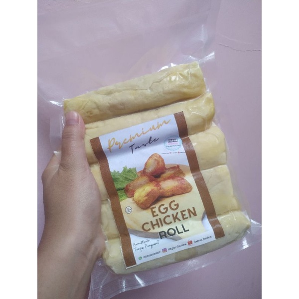

Egg Chicken Roll Lonjor isi 5 || Frozen food