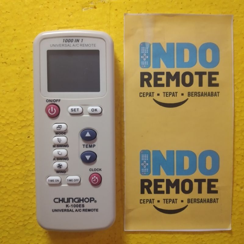 REMOTE AC CHUNGHOP K-100ES MULTI UNIVERSAL