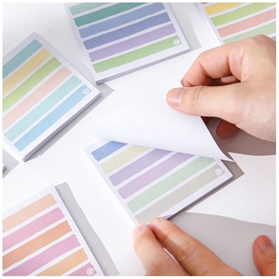 

Colorful Morandi Line Sticky Notes (50 sheet)