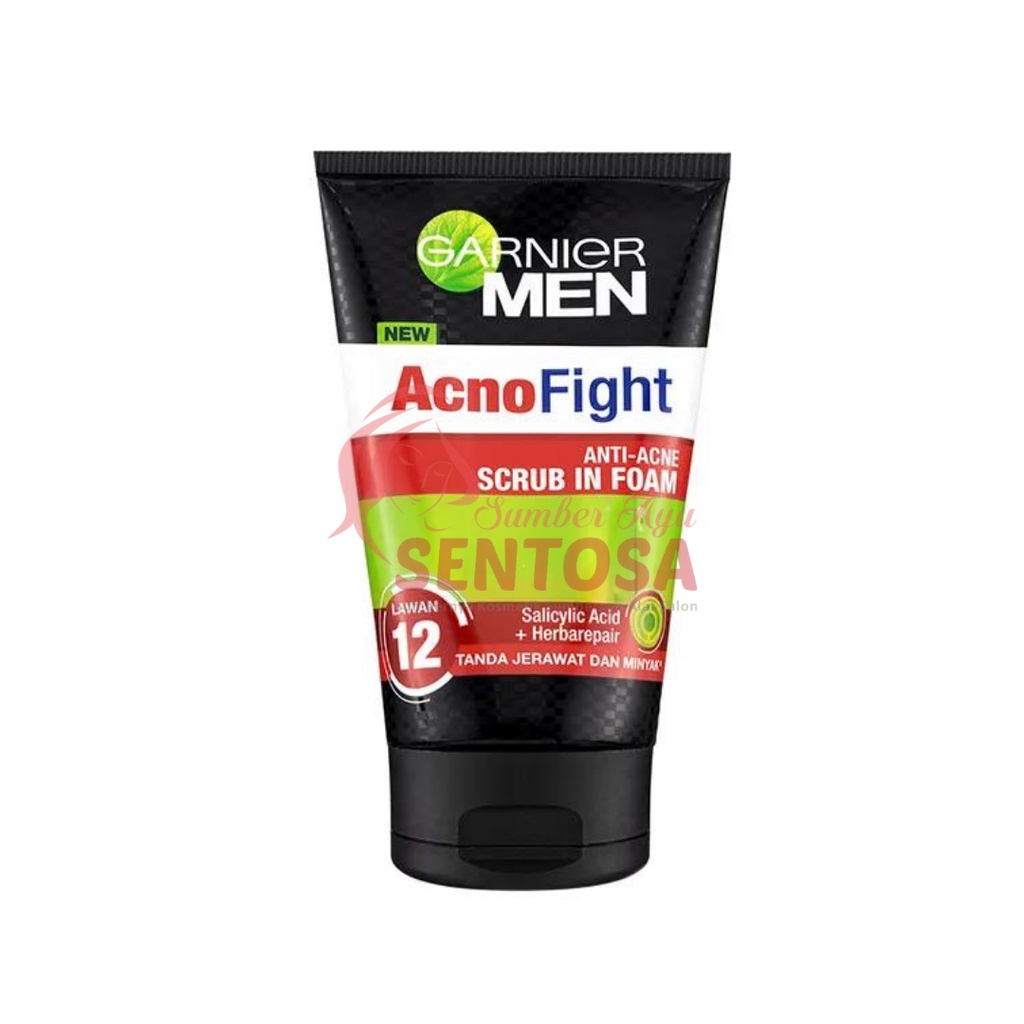 GARNIER MEN ACNO FIGHT ANTI-ACNE SCRUB IN FOAM 100 ML