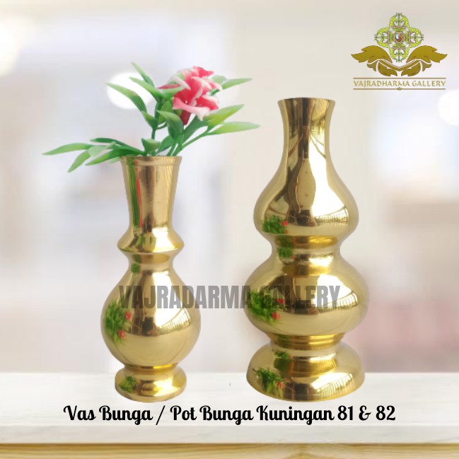Vas Bunga / Pot Bunga Kuningan 81 & 82