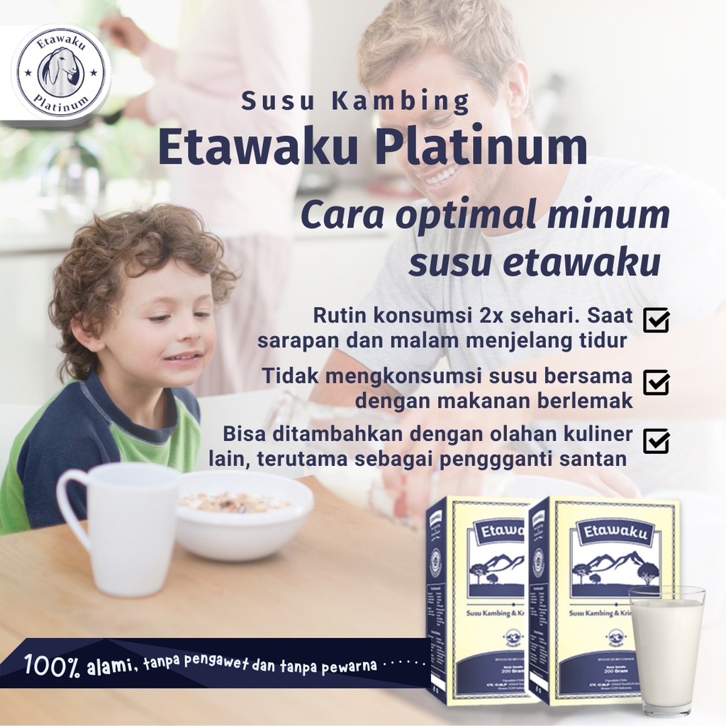 ETAWAKU PLATINUM Original Susu Kambing Etawa Atasi Masalah ASMA dan SENDI