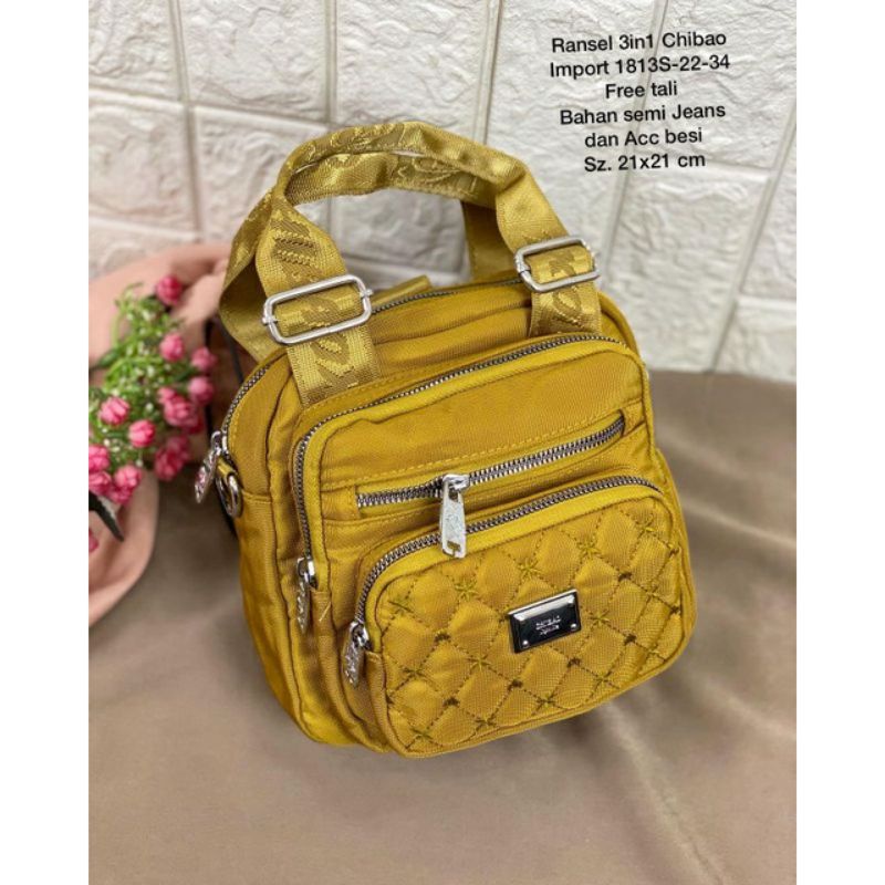 Tas wanita chibao import bisa rangsel/selempang/tenteng 1813S