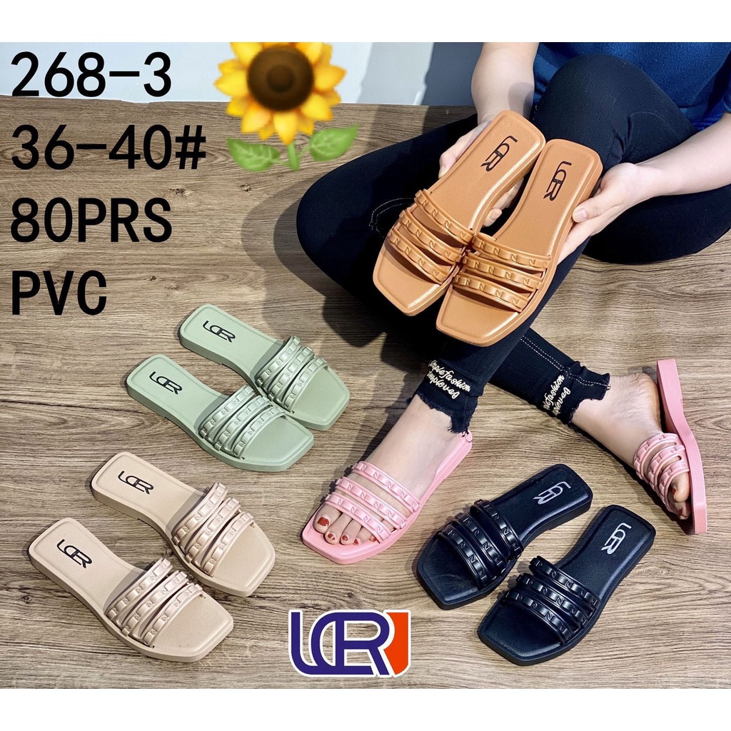 Sandal Karet Jelly Wedges Wanita import Model Terbaru Original Kekinian by AGUNG STYLE Balance 268-3