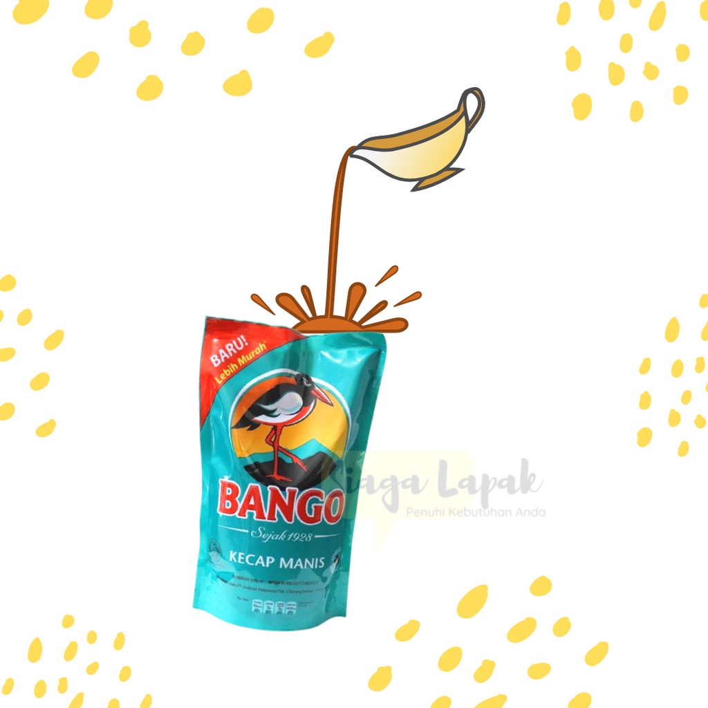 Kecap Manis Bango Pouch Refil Besar 550ml