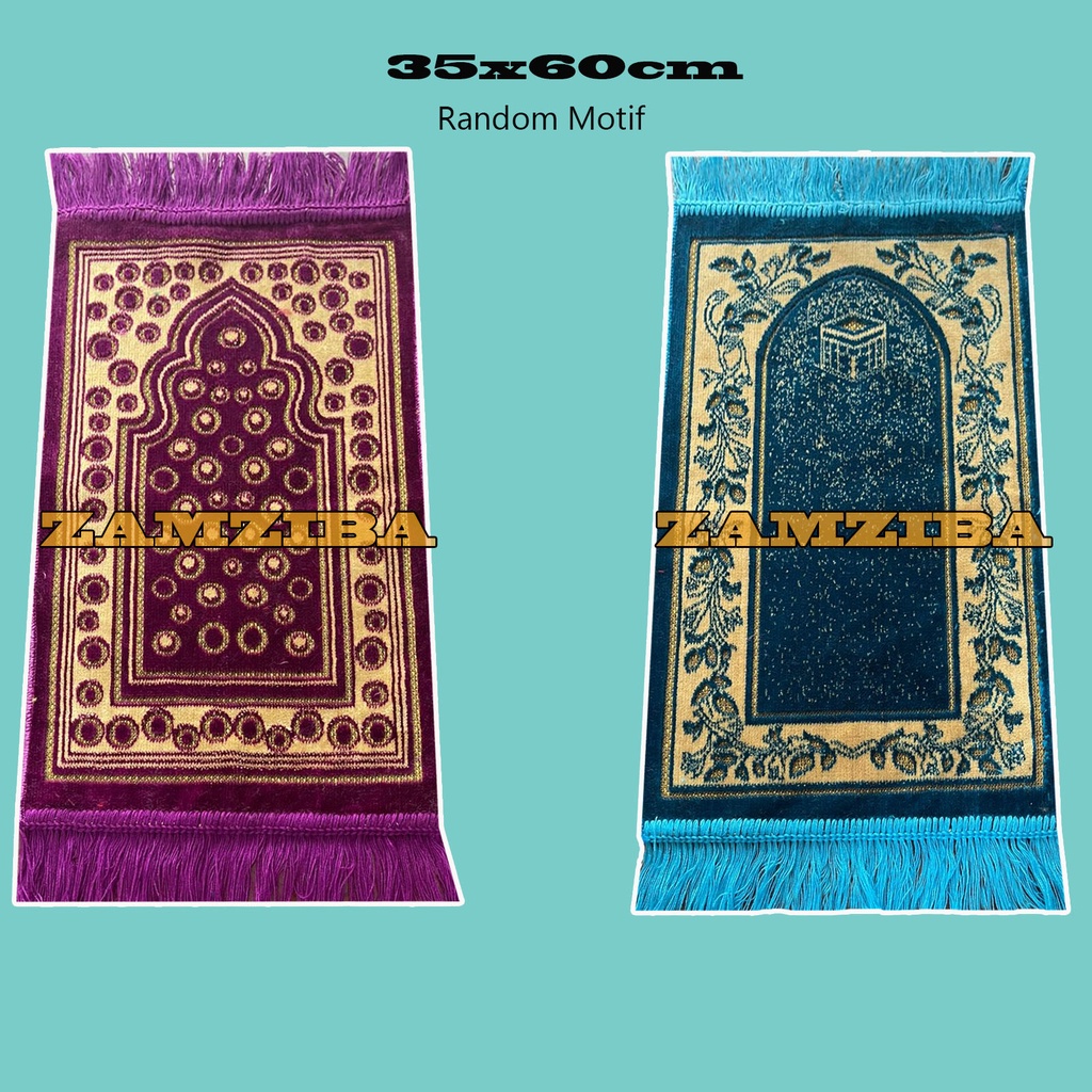 Best Seller Real Pict Sajadah Muka Sajadah Sujud Turkey  Ukuran 35x60 Sejadah Turki Oleh Oleh Haji