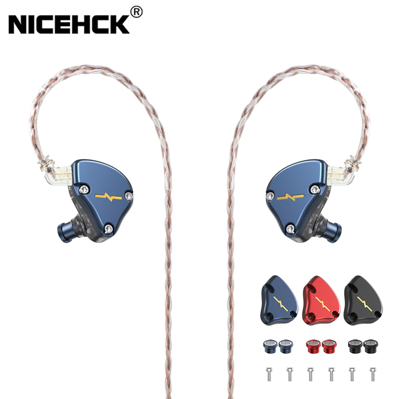 NICEHCK NX7 MK3 HIFI Earphone 7 Driver Units Earbud Upgraded 4BA+Dual CNT Dynamic+Piezoelectric Hybrid Replaceable Facepanel IEM