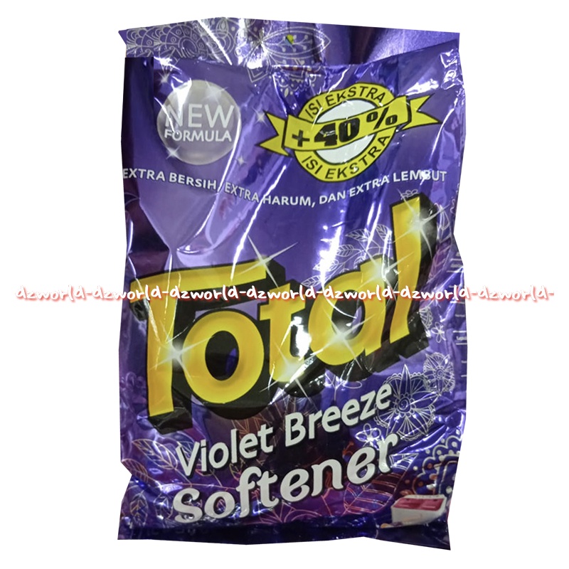 Total Violet Breeze Softener 780gr Detergen Bubuk Sabun Cuci Mesin Cuci Bukaan Atas