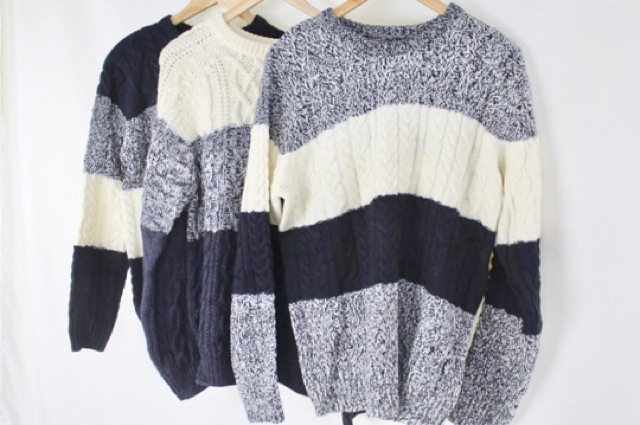 Sweater Rajut Wool Musim Dingin Infinity Baju Winter Okky
