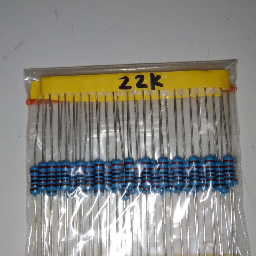 10pcs Resistor 0,5Watt - 12K 15K 18K 20K 22K 27K 30K 33K 39K 47K 51K 56K 68K 82K Ohm 1/2 Watt 0,5W 1