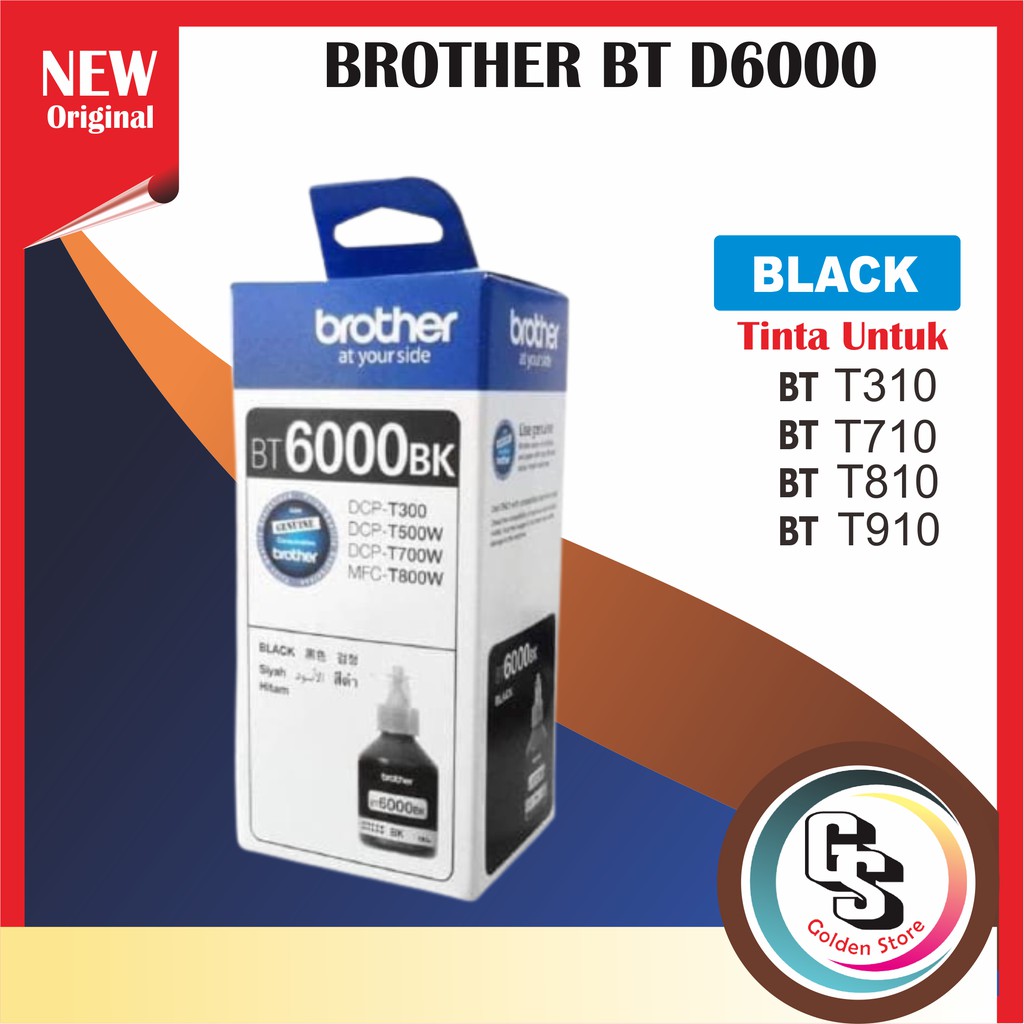 Tinta Brother BT d60bk BT5000 PREMIUM (COMPATIBLE) FOR DCP - T310 , DCP -T510W , DCP-T710W , DCP-T810W -1SET