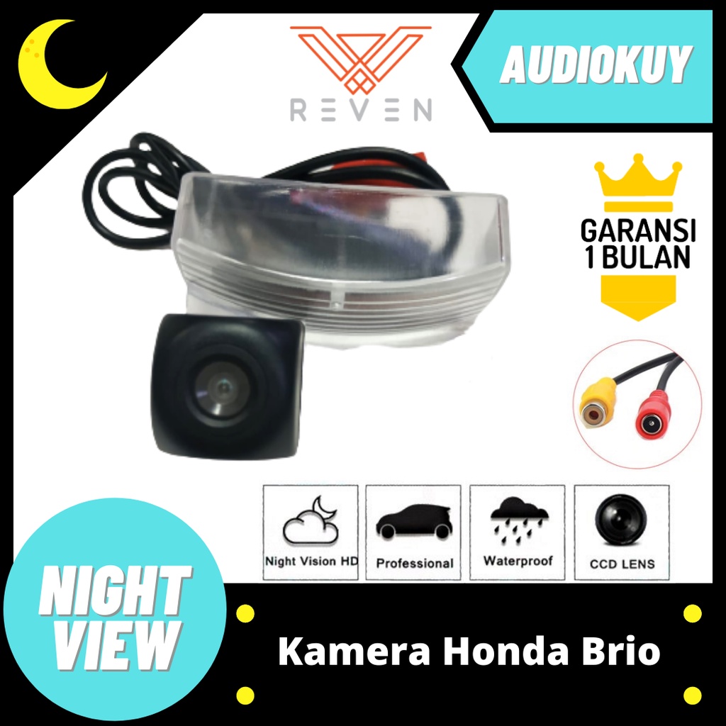 Kamera Mundur Honda Brio 2012-2021 / Kamera Mobil Night View Reven