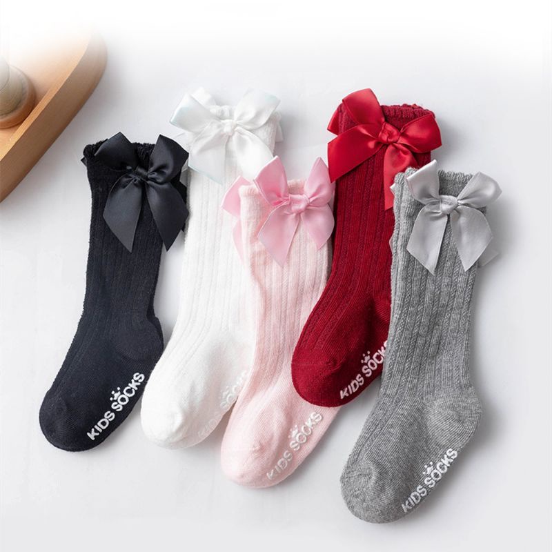 Kaos Kaki Panjang Bayi Anak Pita Balita Long Baby Socks Pita