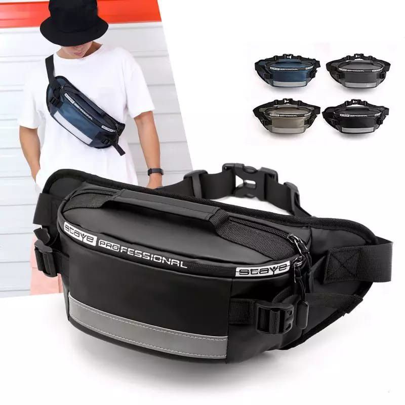 TAS SLEMPANG PRIA WAISTBAG HONSU UNISEX PRIA WANITA TAS BAHU