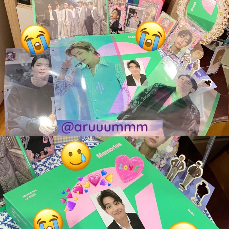 SHARING BTS MEMORIES 2020 Clear Photo Jimin Suga RM JHope DVD LUNAS