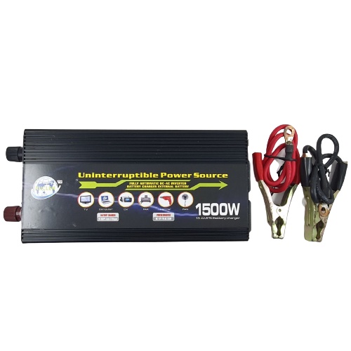 Power Inverter 1500 Watt DC 12V to AC 220V 1500w 12 Volt Ruclen