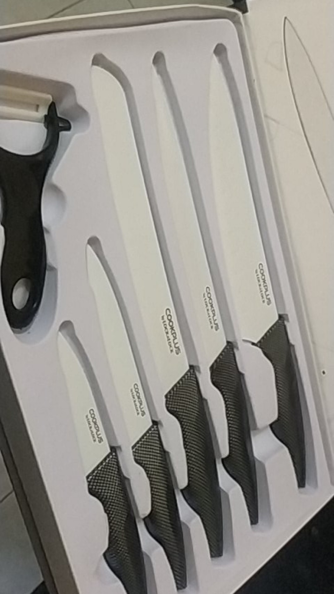 Lock & Lock Cookplus Knife 5p Dan 6p Set With Color Box / Pisau Lock N Lock