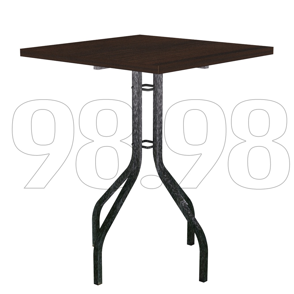 EXPO Meja Makan Minimalis Kaki Besi - Meja Makan Petak - Meja Cafe - Meja KEcil M-FT-07 Medan