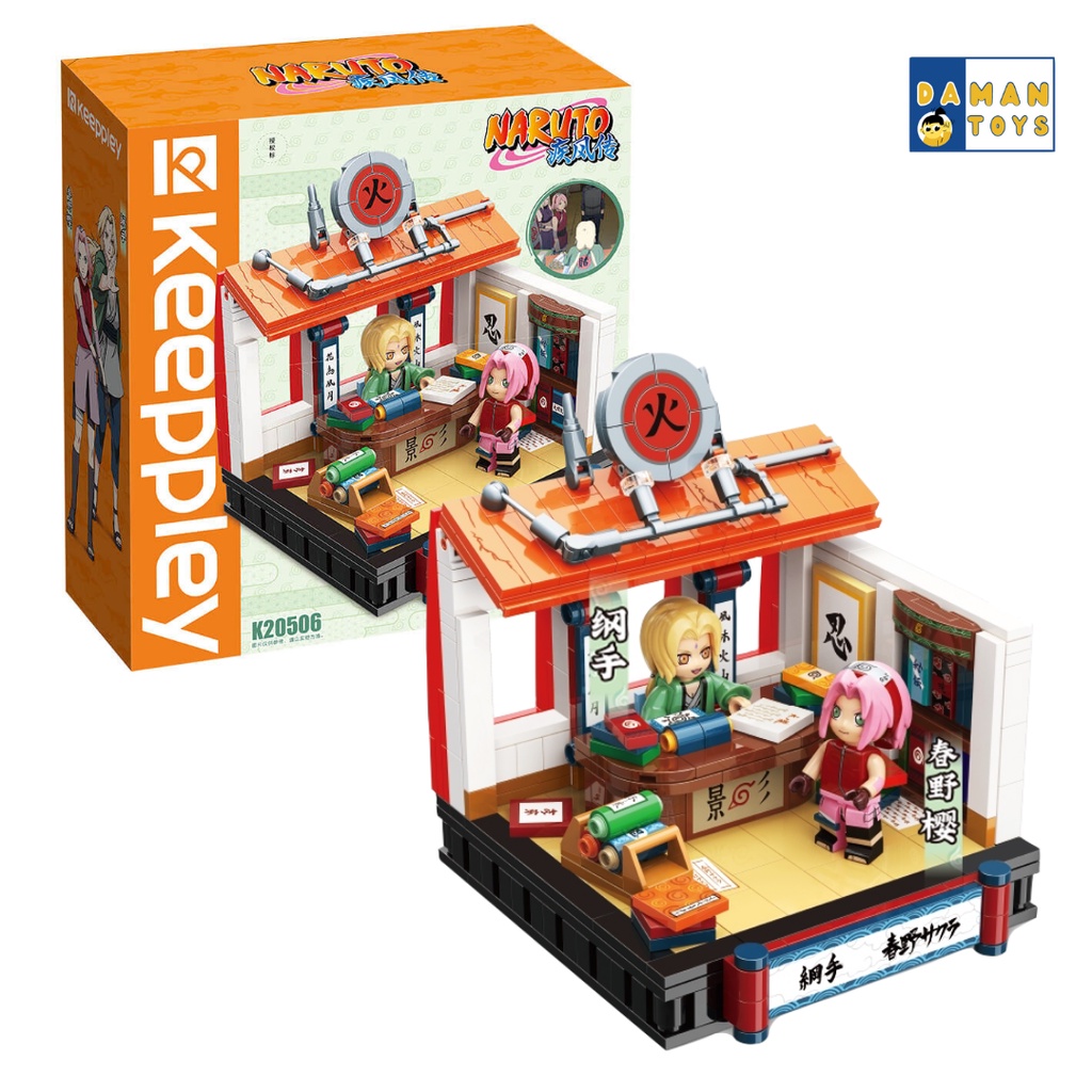 Keeppley Naruto Shippuden Habitat Brick Set Ichiraku Ramen Series - Wedding Naruto Hinata