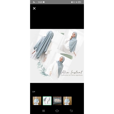 Alia instan pashmina by raina signature