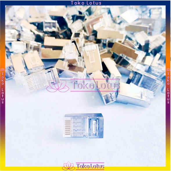 Bisa Bayar Ditempat Konektor RJ45 Cat6 50 pcs / 100pcs