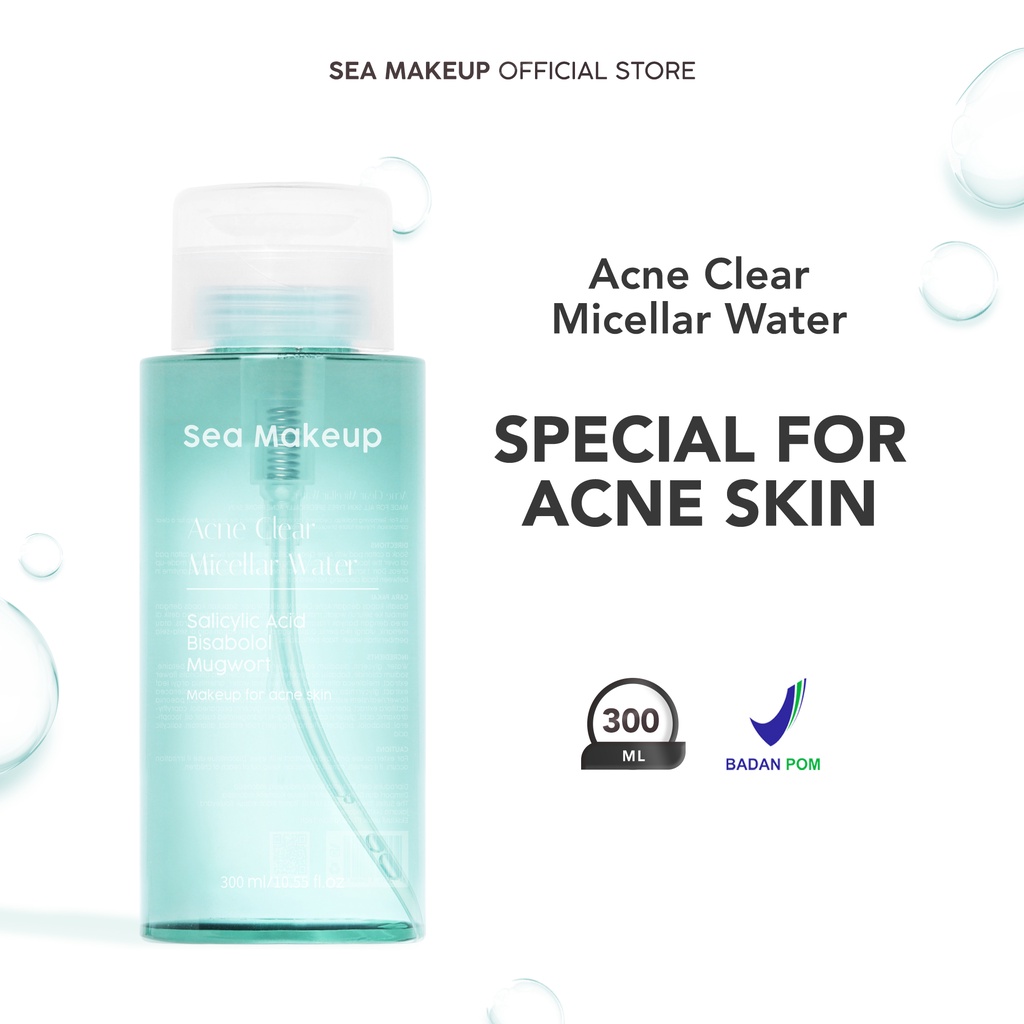 Jual [Pre-Order] SEA MAKEUP Micellar Water 300ml Pembersih Wajah Makeup