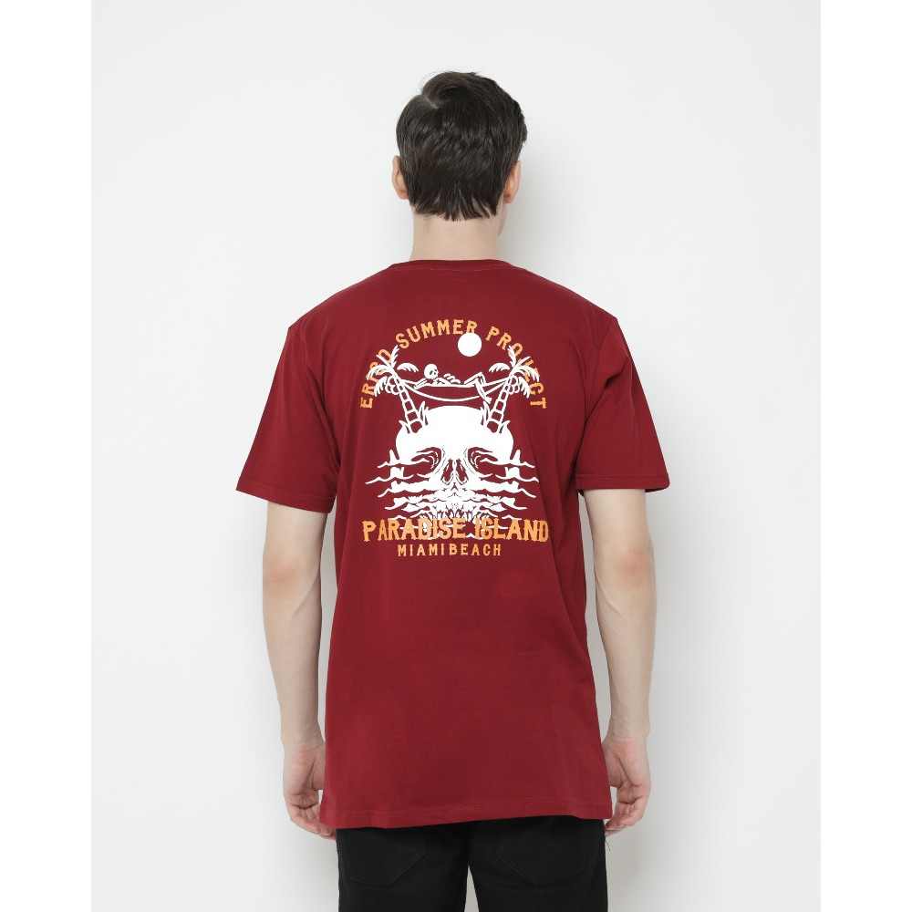 

Erigo T-shirt Miami Island Maroon