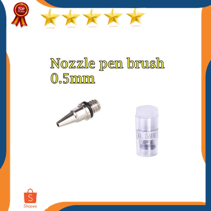 

Beli Sekarang nozzle pen brush 0.5mm parts nozzle dual action pen air brush