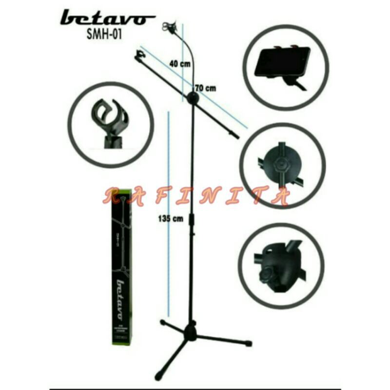 Stand Mic Betavo SMH-01 stand Hp BETAVO SMH01