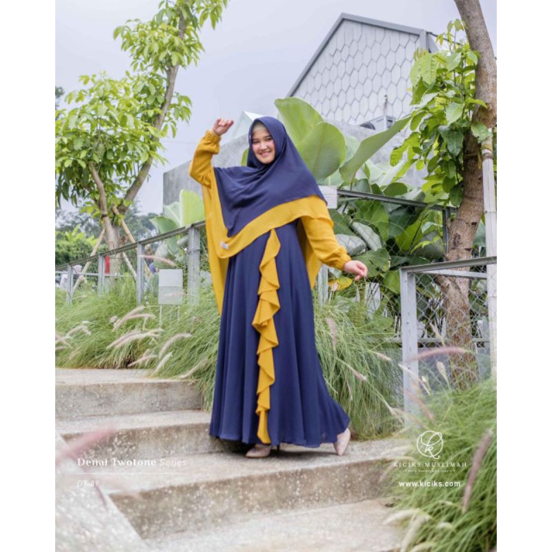Gamis Khimar Denai Series by Kiciks Muslimah