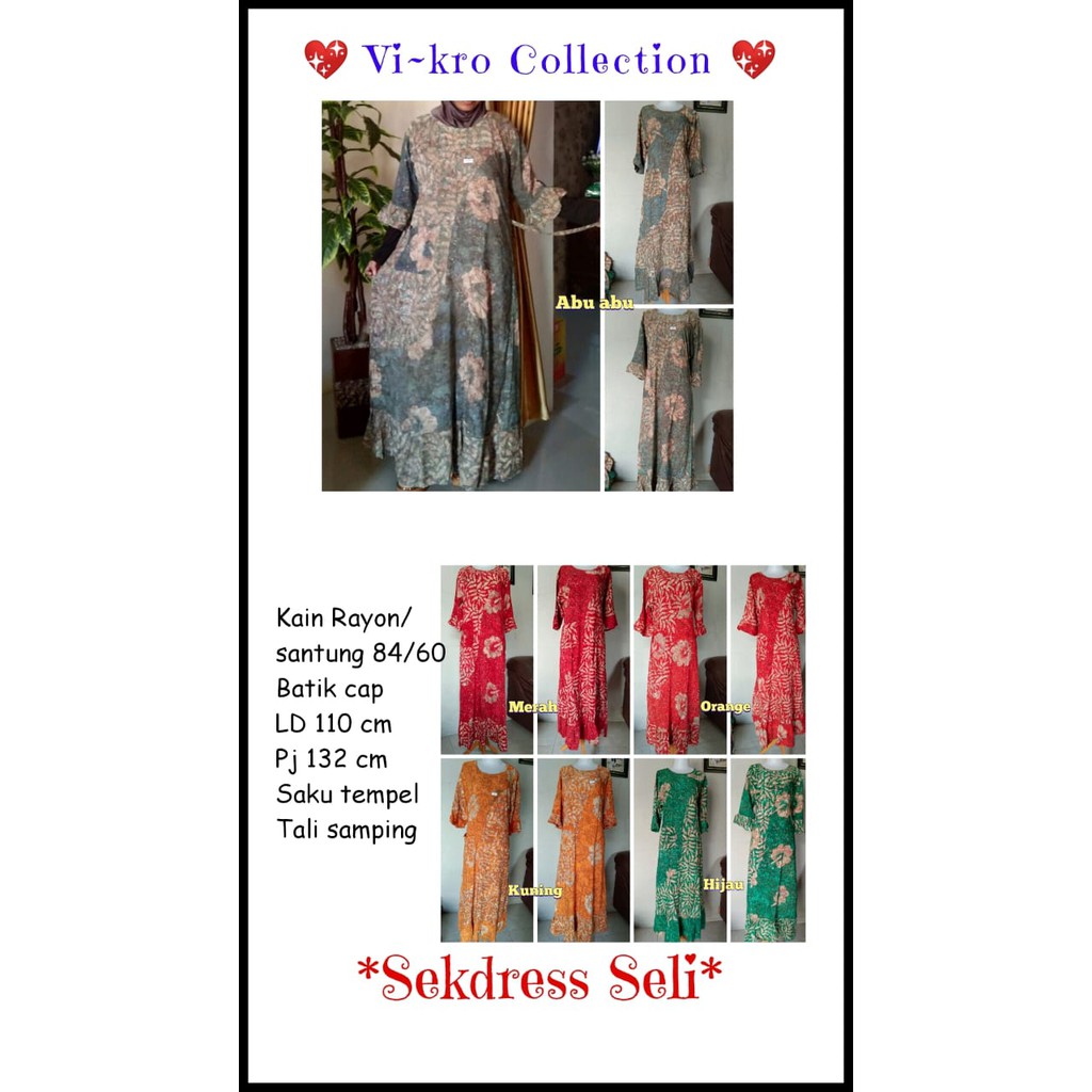 Daster Batik Cap Pekalongan