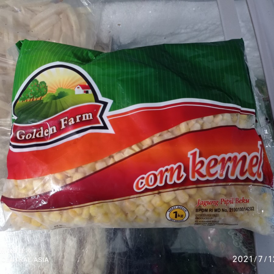 

GOLDEN FARM CORN KERNEL JAGUNG PIPIL BEKU