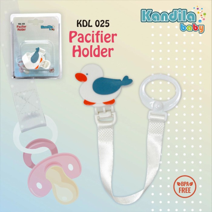 KANDILA Pacifier Holder Pengait Empeng Bayi Tali Empeng Pacifier Strap