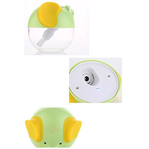 Lucky Elephant Shape Portable Mini Humidifier Night Lamp USB powered Air Humidifier