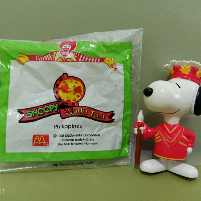 Mainan Snoopy World Tour - Philippines (McD)