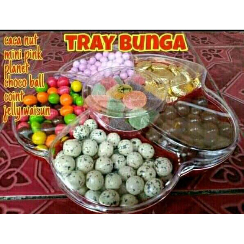 

parcel cokelat toples bunga