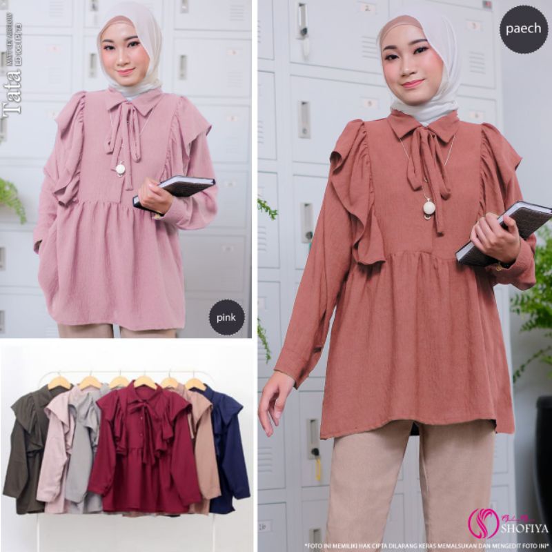 ATASAN TUNIK BLOUSE BUSUI LD 108 TATA BY SHOFIYA