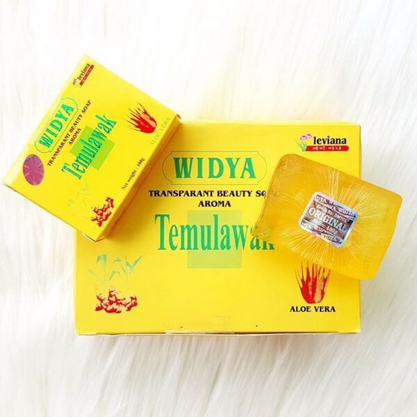 Widya Sabun Temulawak Aloe Vera BPOM 100gram Original / Widya Whitening Soap /Widya Temulawak