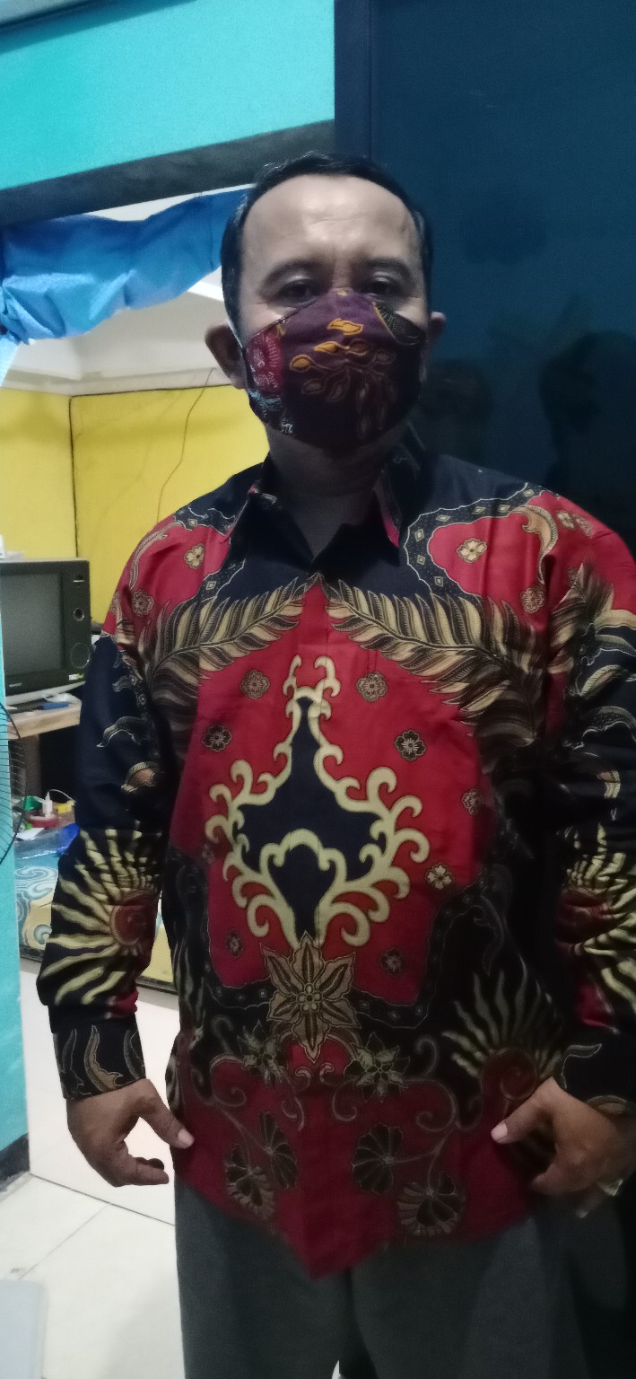 Batik Pria Lengan Panjang Lapis Furing Batik Solo Membara