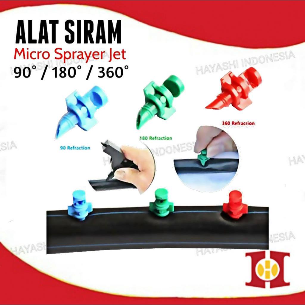 Alat Siram Tanaman Micro Sprayer Jet Mikro Aeroponik 10pcs