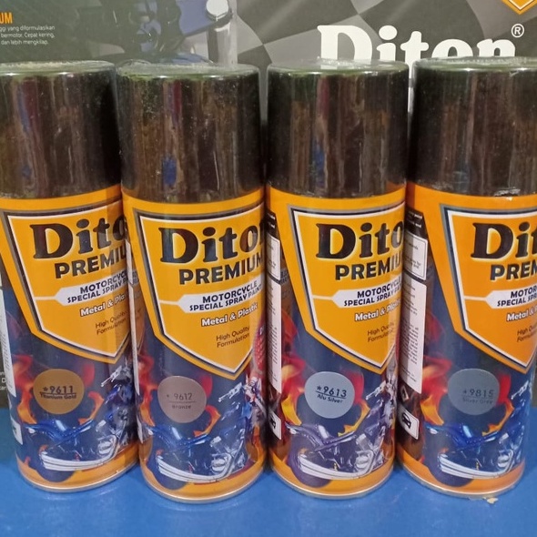 DITON Premium Velg and Engine Parts Colours Pilok Pilox Cat Semprot Warna Pelek dan Mesin (400cc)