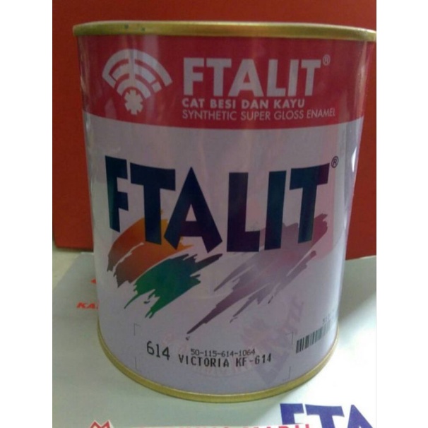 CAT MINYAK BESI KAYU BIRU/HIJAU/TOSCA FTALIT KANSAI 1KG