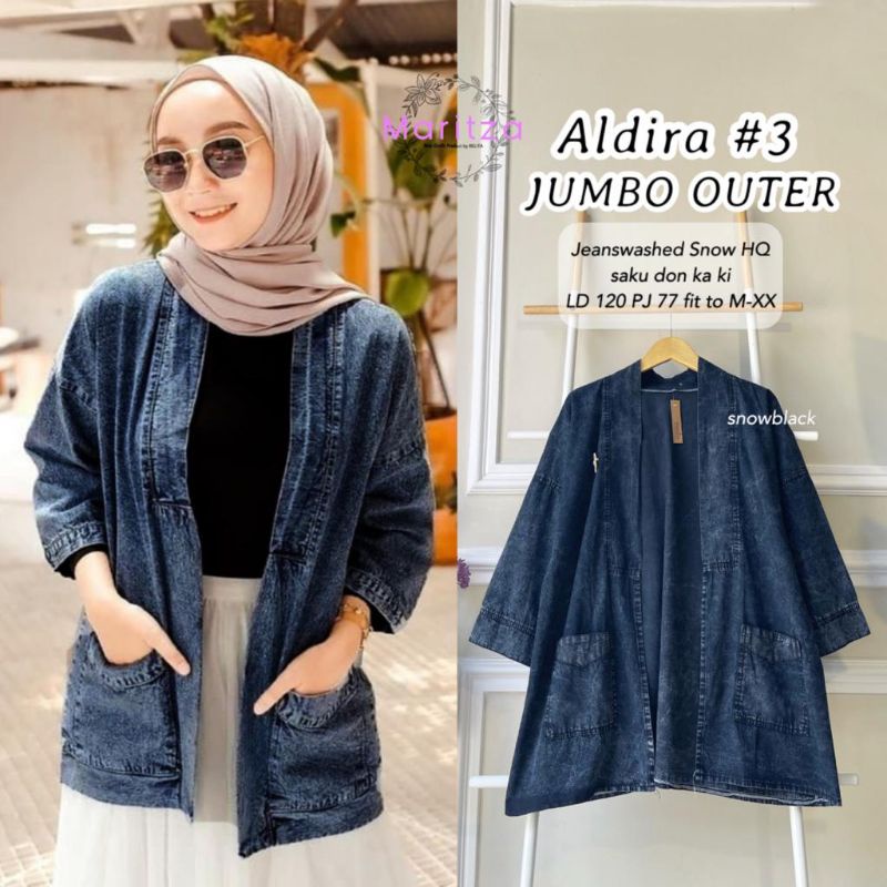 Aldira#3 jumbo outer jeans by maritza