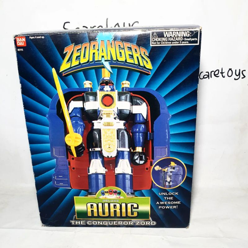 DX Power Rangers zeo auric - Sentai ohranger gunmazin megazord zord