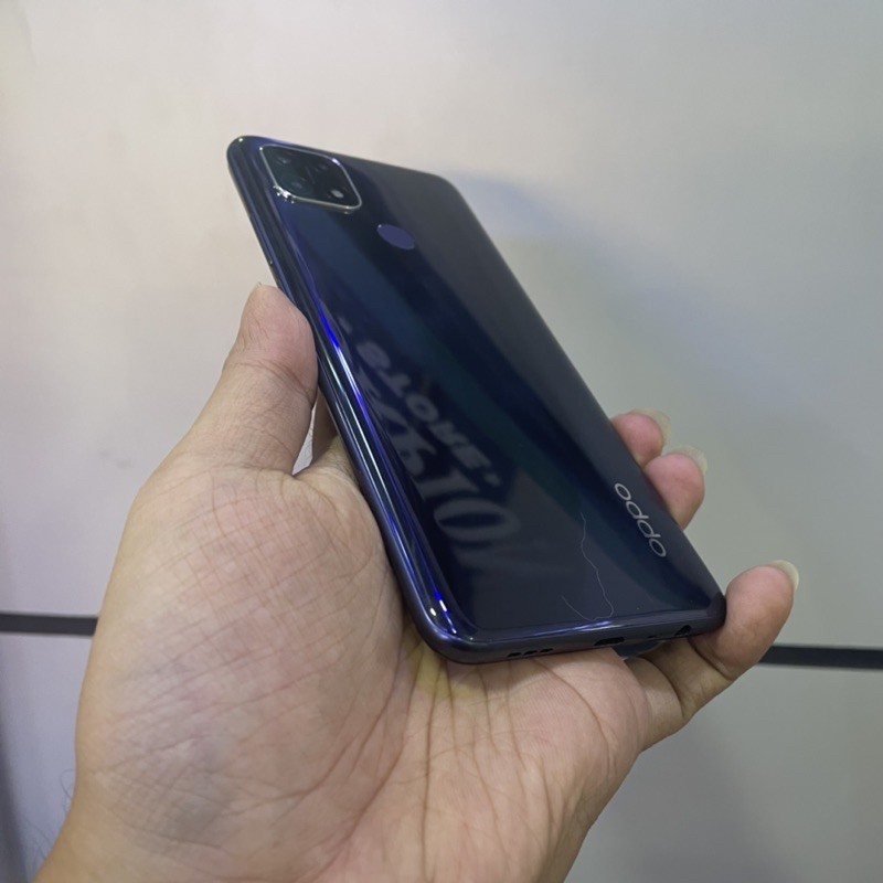 oppo a15s ram 4/64gb second bekas pakai mulus fullset original resmi